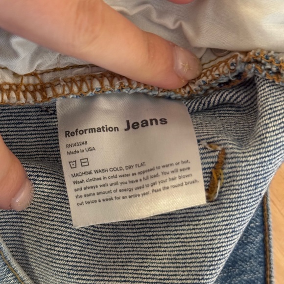 Reformation Serena High Skinny Crop - Picture 7 of 10